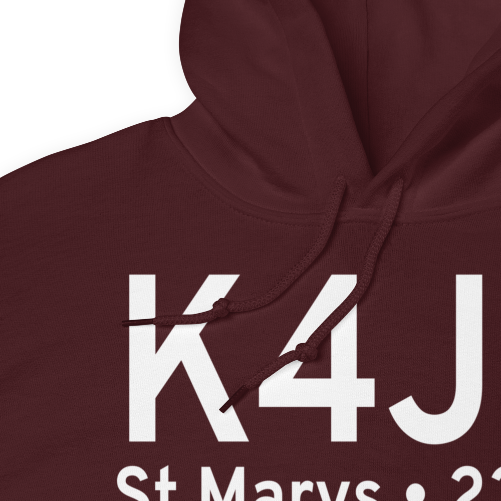 St Marys Airport (K4J6) ICAO Hoodie Sweatshirt 