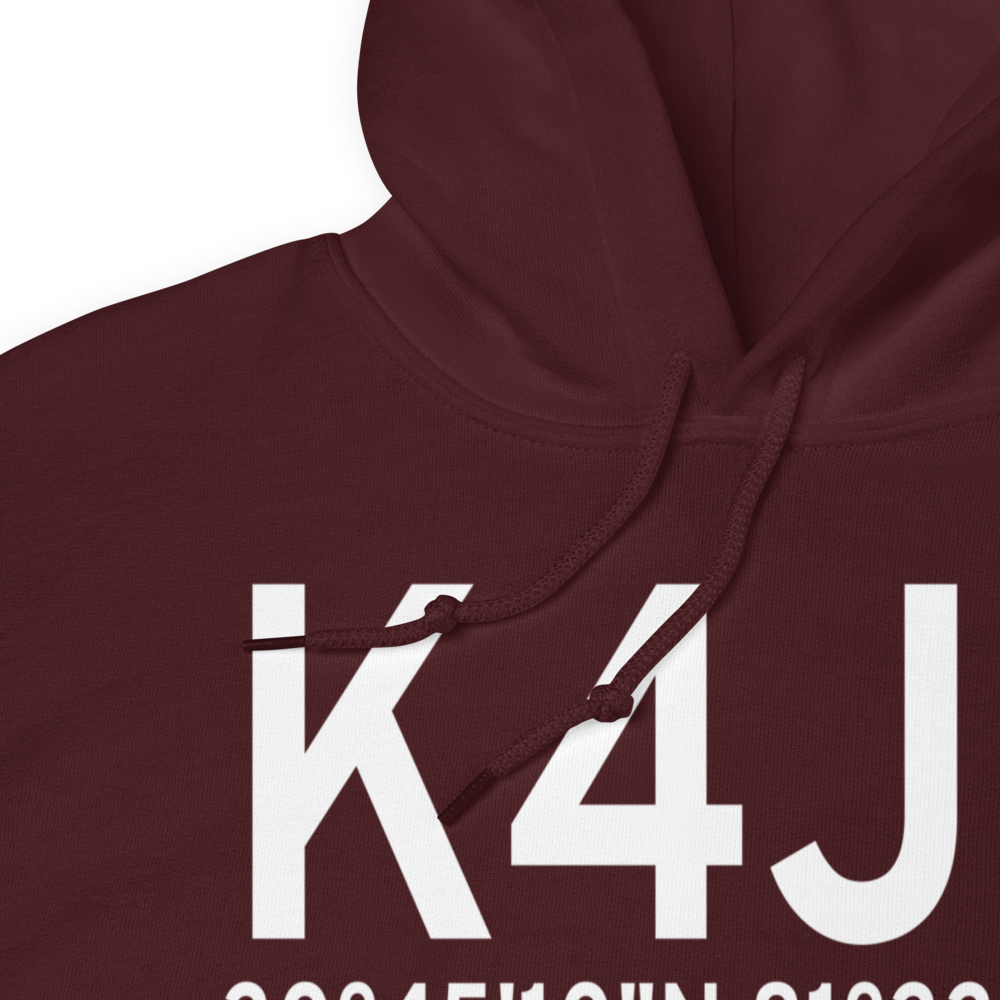 St Marys Airport (K4J6) ICAO Hoodie Sweatshirt 