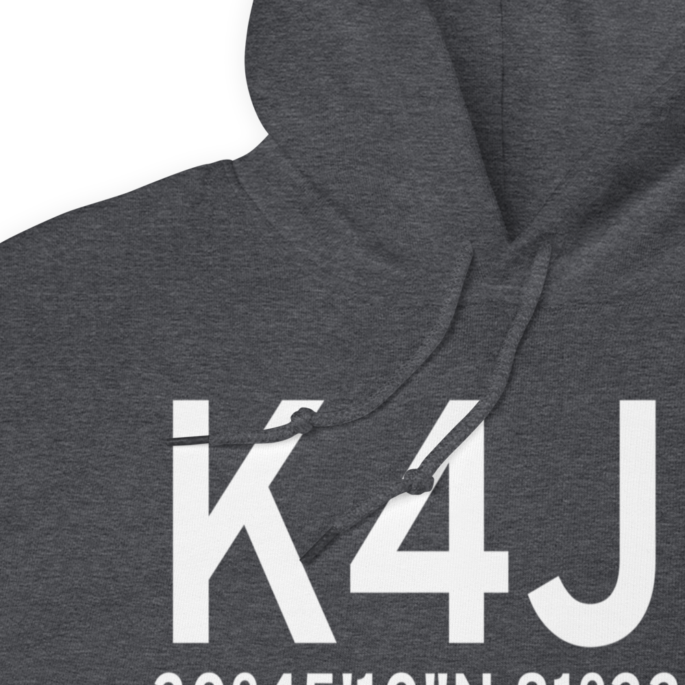 St Marys Airport (K4J6) ICAO Hoodie Sweatshirt 