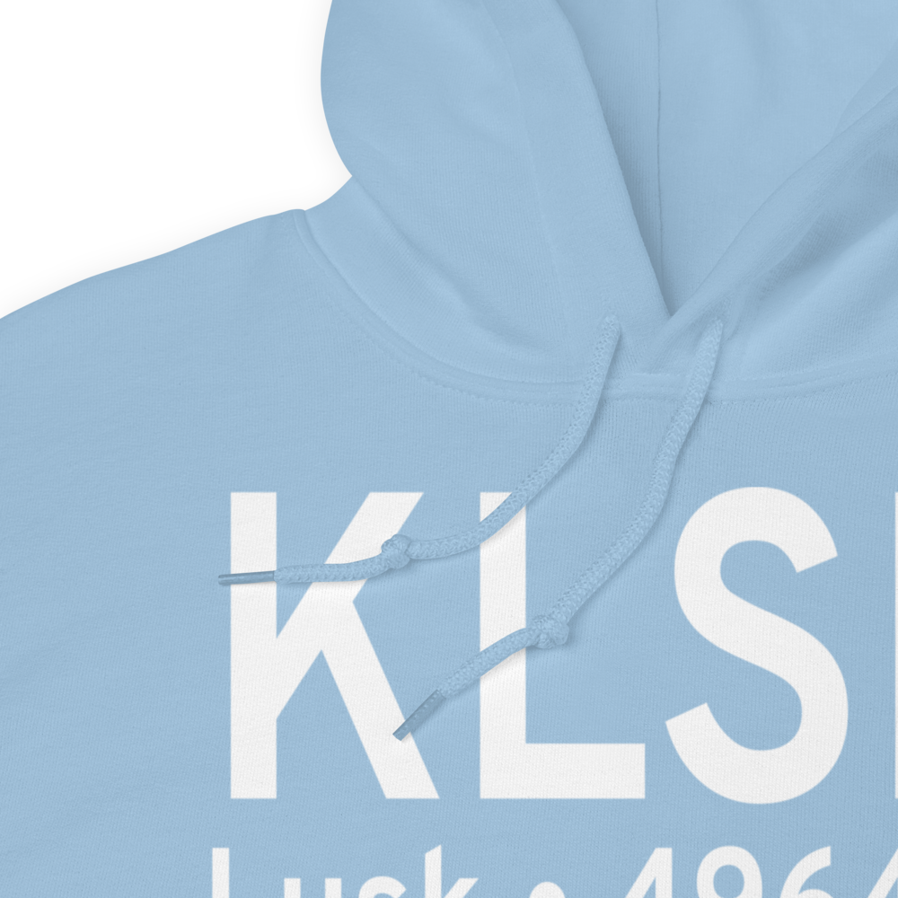 Lusk Municipal Airport (KLSK) ICAO Hoodie Sweatshirt 