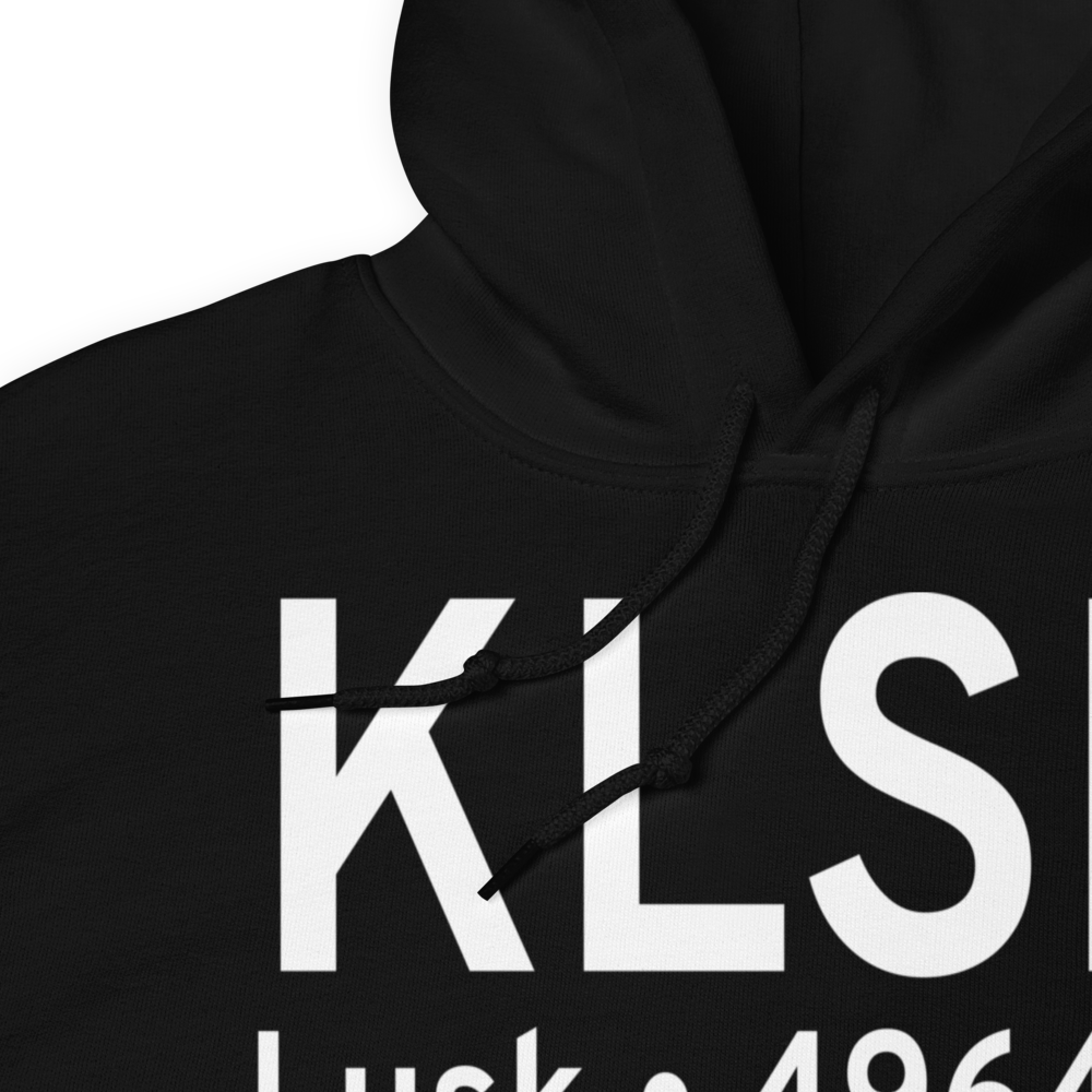 Lusk Municipal Airport (KLSK) ICAO Hoodie Sweatshirt 