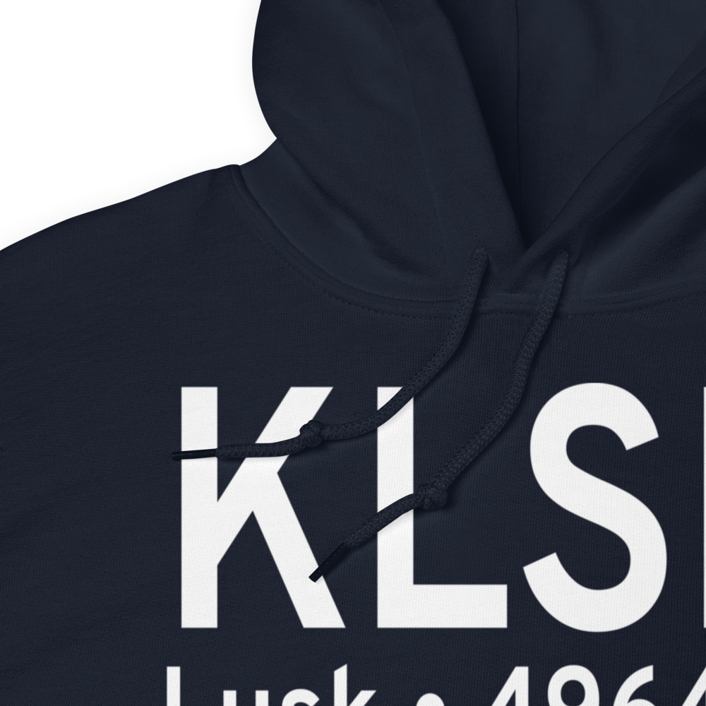Lusk Municipal Airport (KLSK) ICAO Hoodie Sweatshirt 
