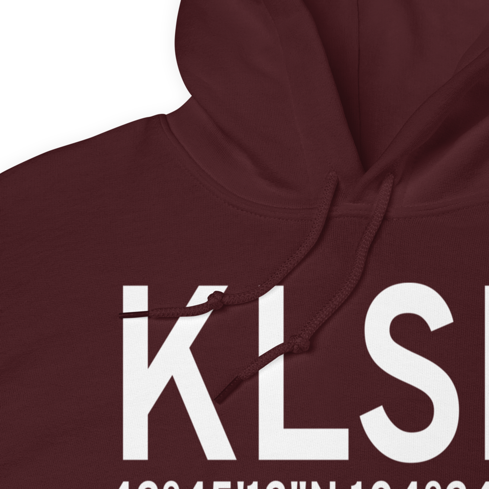 Lusk Municipal Airport (KLSK) ICAO Hoodie Sweatshirt 