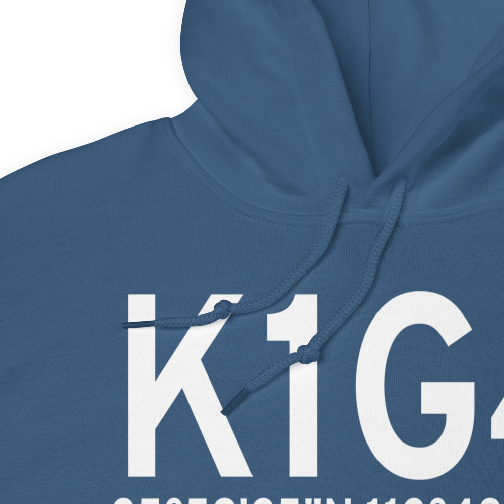Grand Canyon West Airport (K1G4) ICAO Hoodie Sweatshirt 