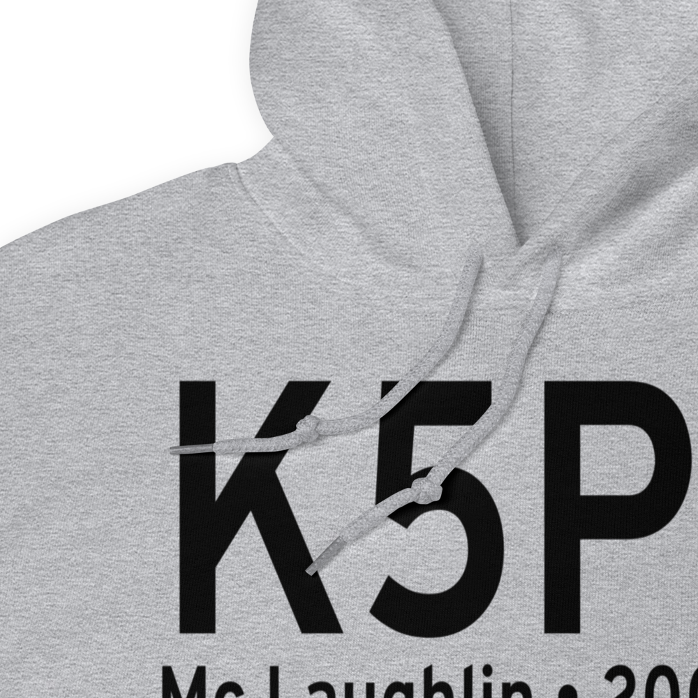Mc Laughlin Municipal Airport (K5P2) ICAO Hoodie Sweatshirt 