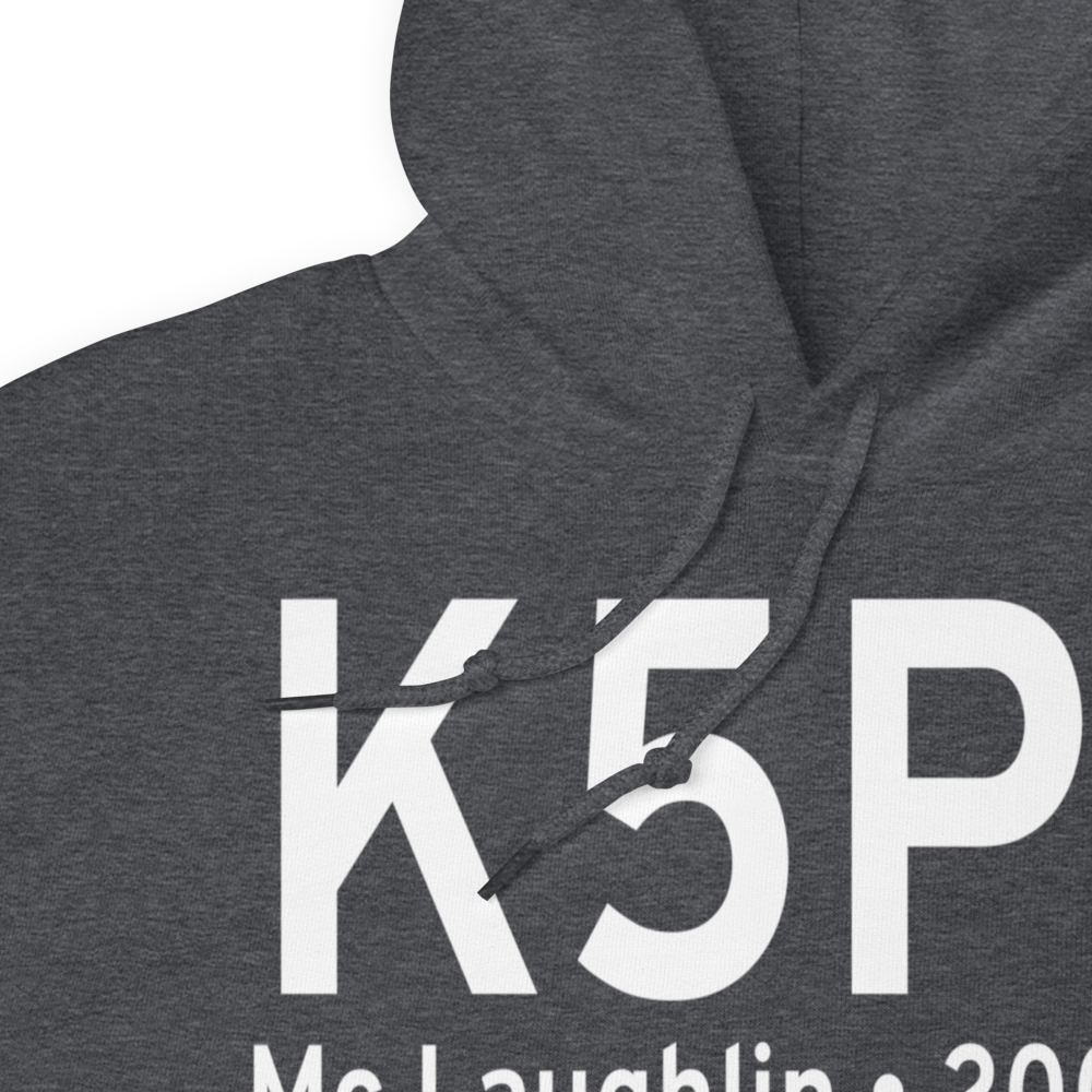 Mc Laughlin Municipal Airport (K5P2) ICAO Hoodie Sweatshirt 
