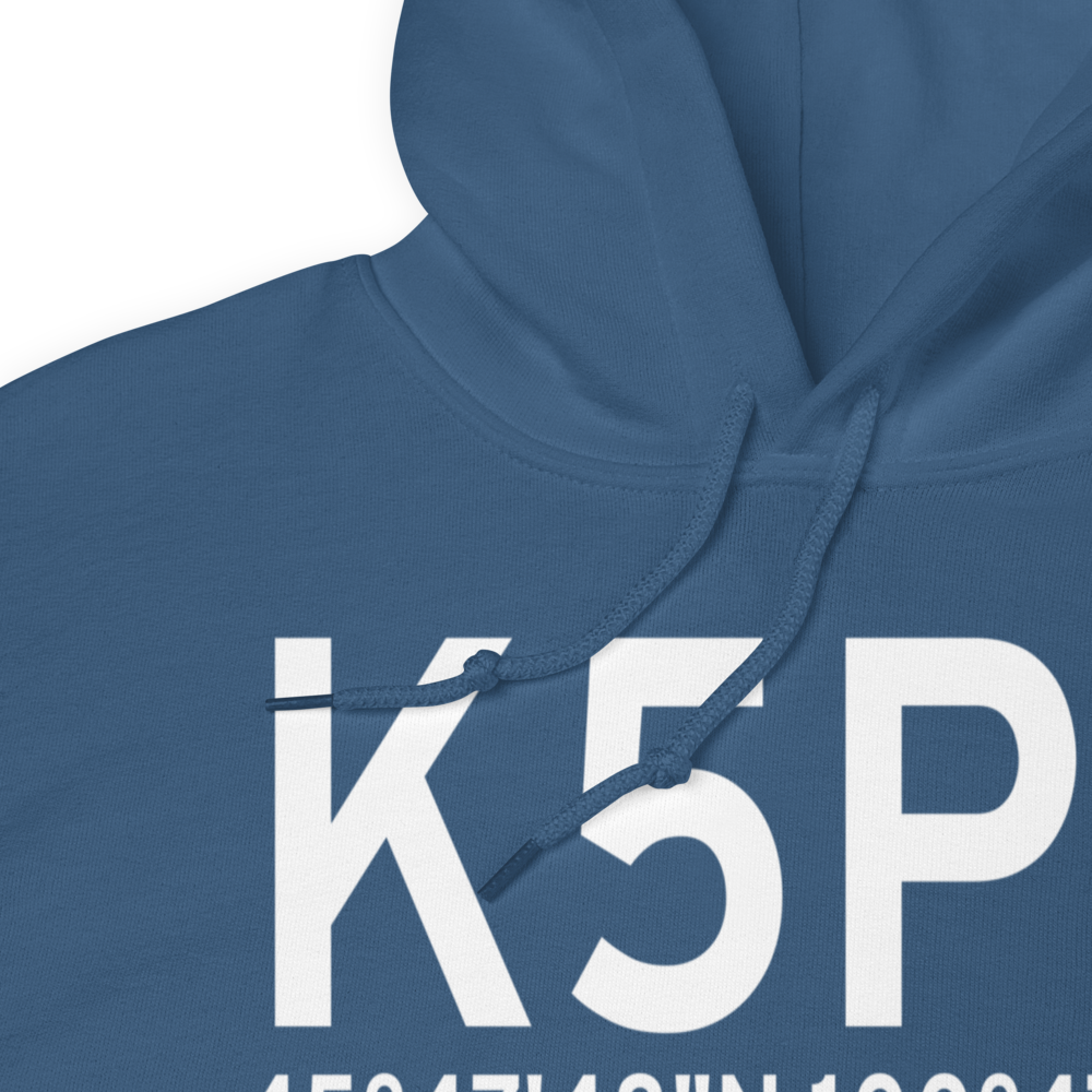 Mc Laughlin Municipal Airport (K5P2) ICAO Hoodie Sweatshirt 