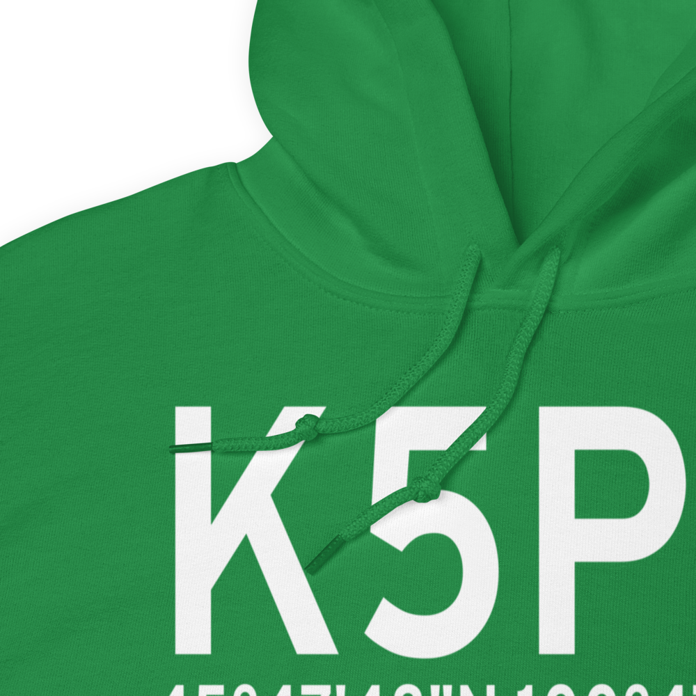 Mc Laughlin Municipal Airport (K5P2) ICAO Hoodie Sweatshirt 