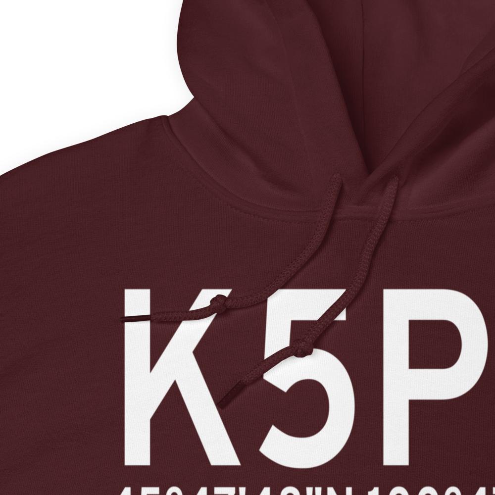 Mc Laughlin Municipal Airport (K5P2) ICAO Hoodie Sweatshirt 