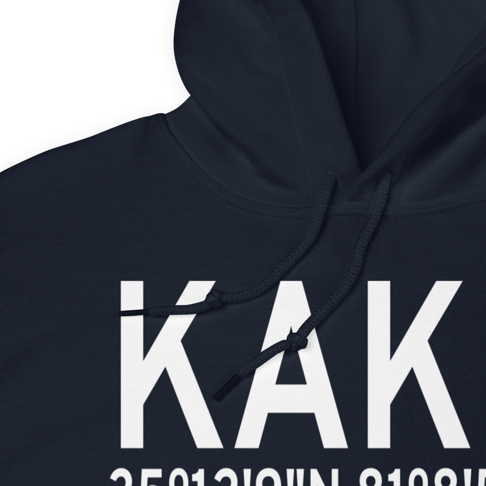 Gastonia Municipal Airport (KAKH) ICAO Hoodie Sweatshirt 