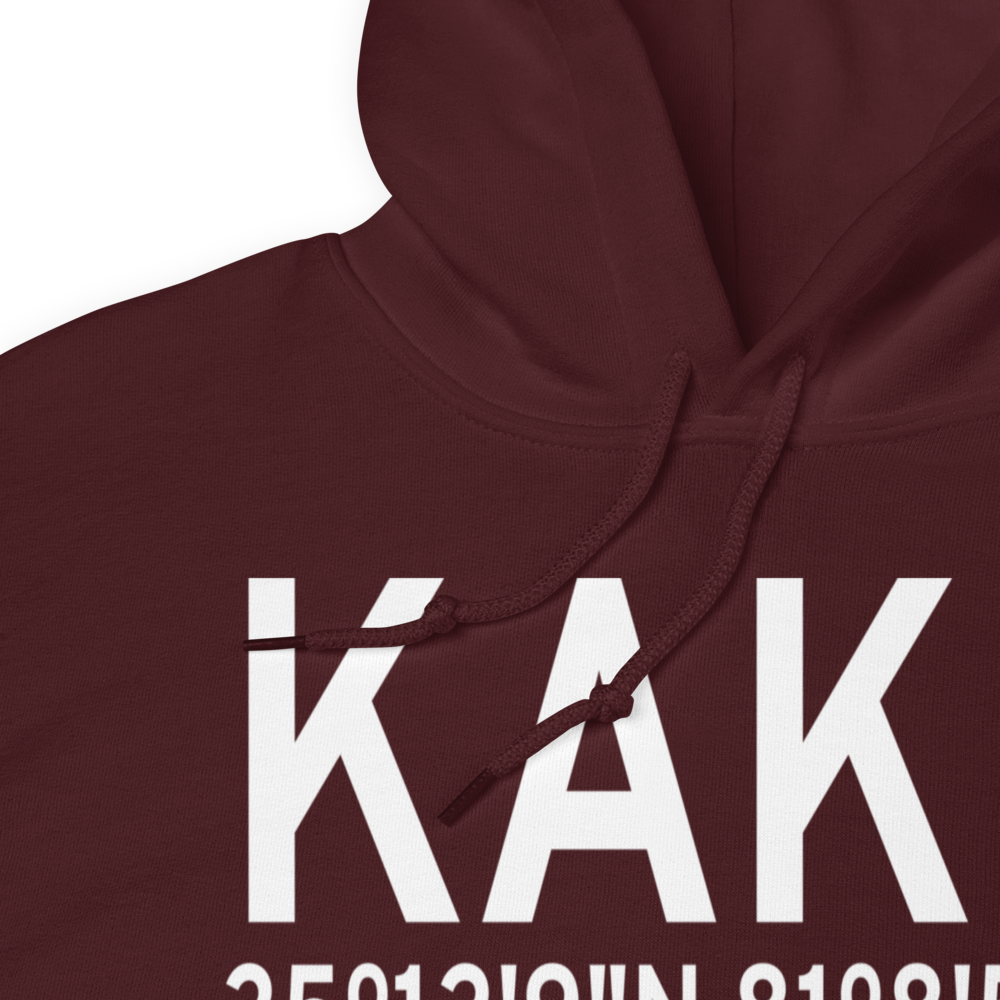 Gastonia Municipal Airport (KAKH) ICAO Hoodie Sweatshirt 