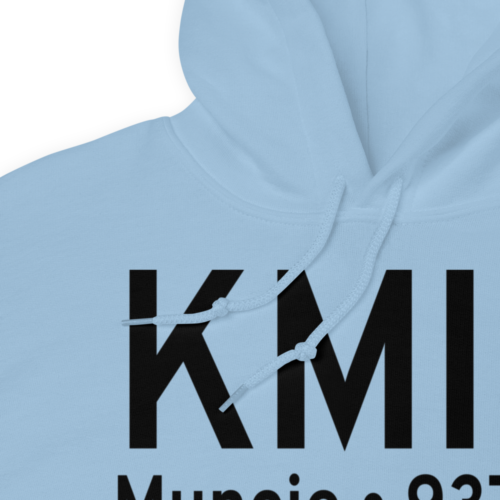 Delaware County Johnson Field (KMIE) ICAO Hoodie Sweatshirt 