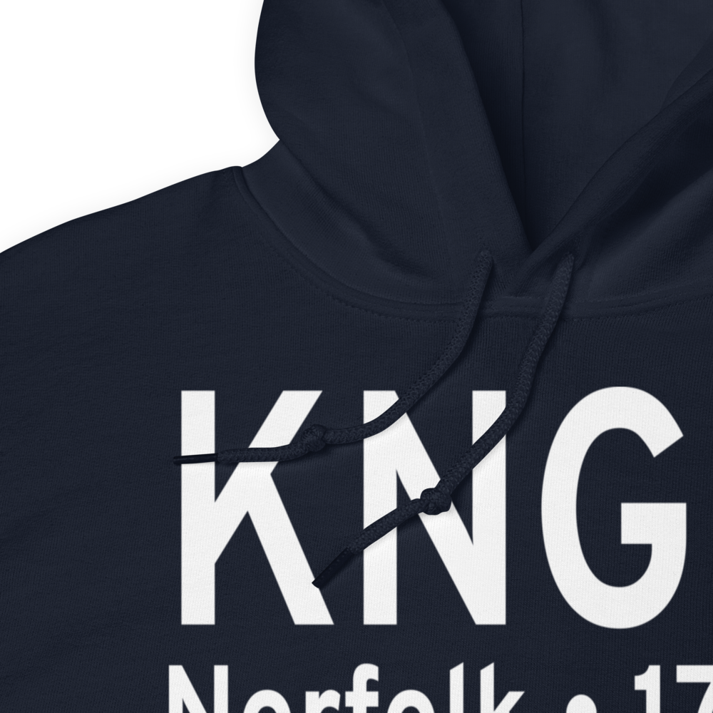 Norfolk Naval Station (Chambers Field) (KNGU) ICAO Hoodie Sweatshirt 