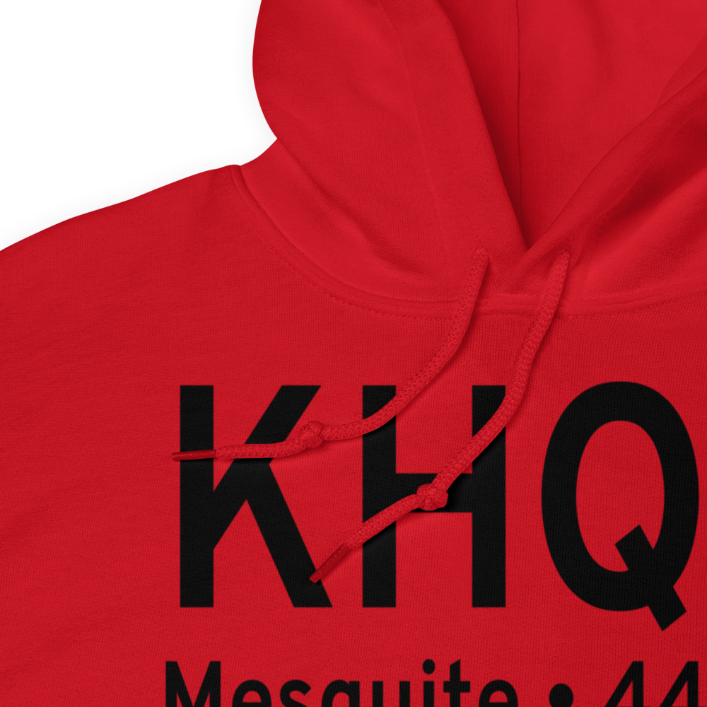 Mesquite Metro Airport (KHQZ) ICAO Hoodie Sweatshirt 
