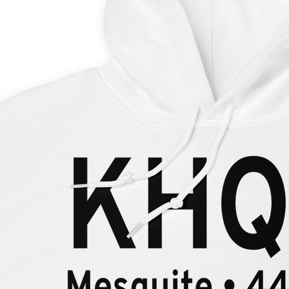 Mesquite Metro Airport (KHQZ) ICAO Hoodie Sweatshirt 