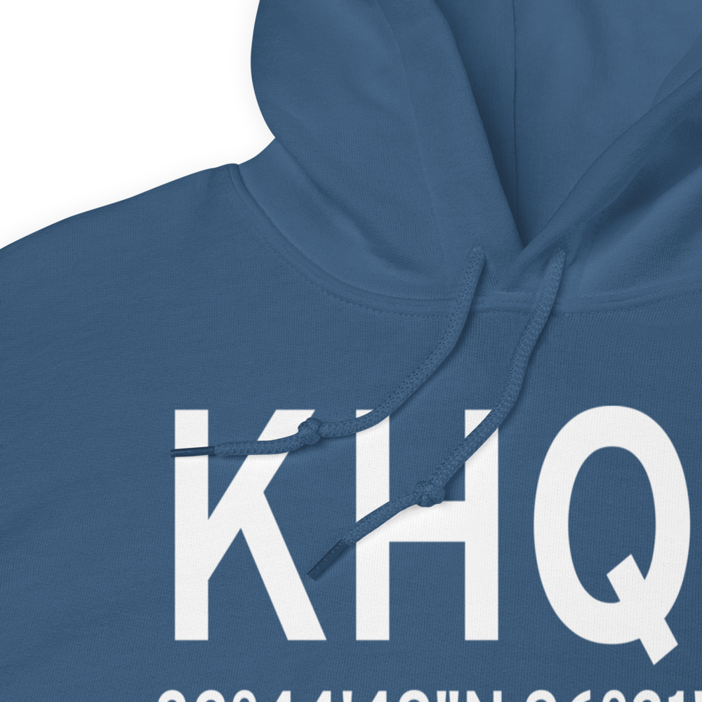 Mesquite Metro Airport (KHQZ) ICAO Hoodie Sweatshirt 