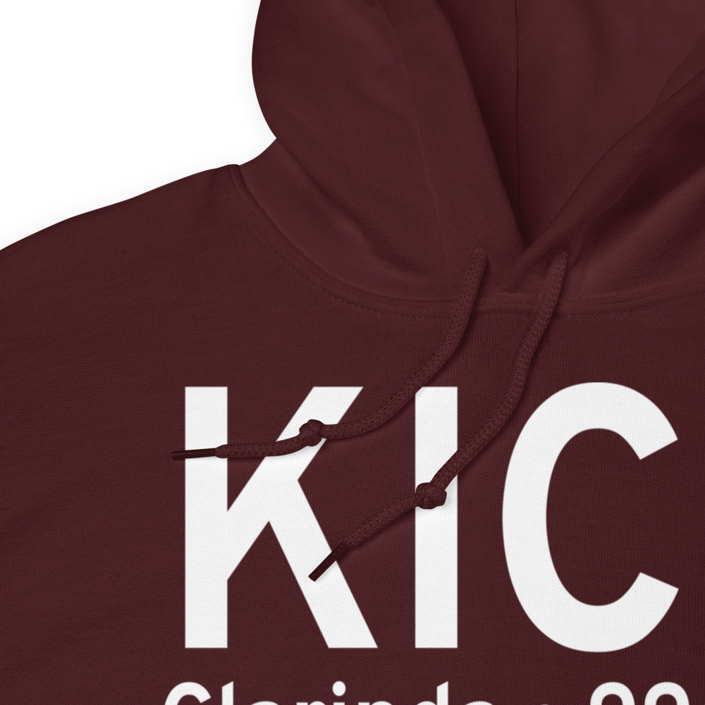Schenck Field (KICL) ICAO Hoodie Sweatshirt 