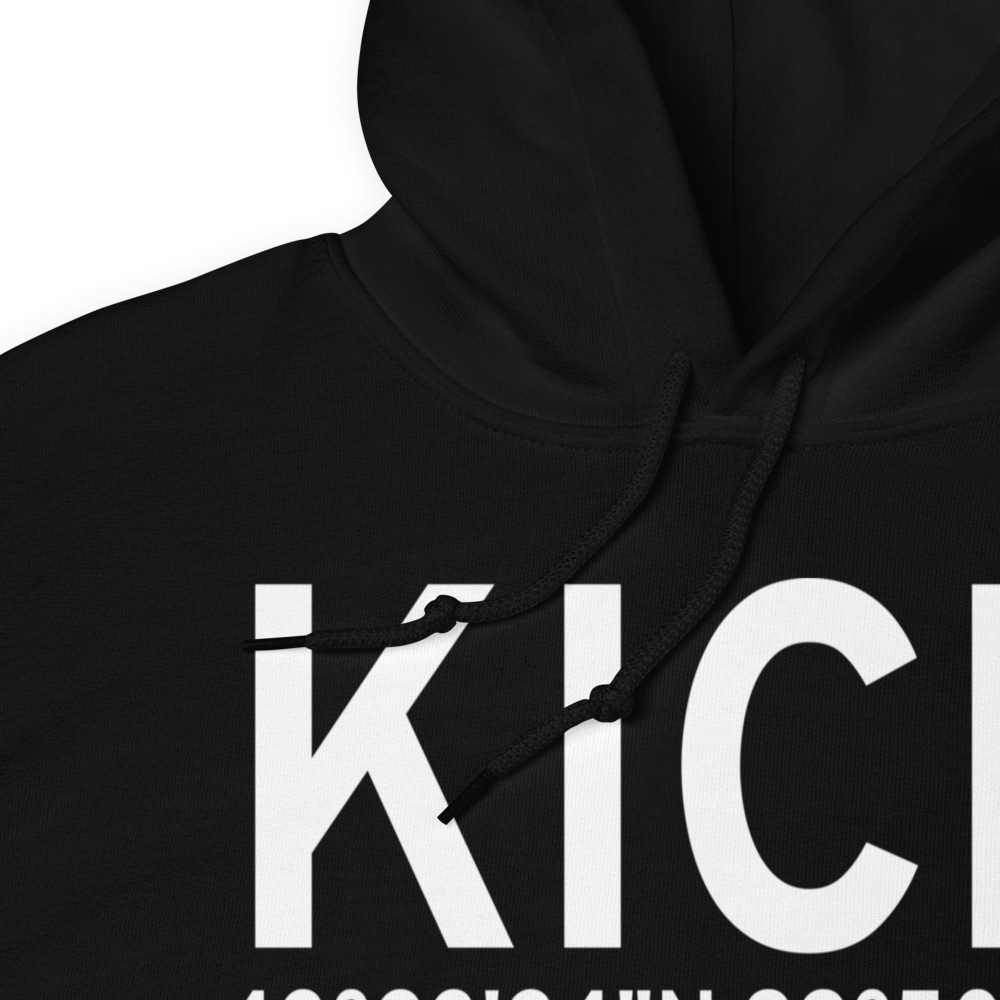 Winner Regional Airport (KICR) ICAO Hoodie Sweatshirt 