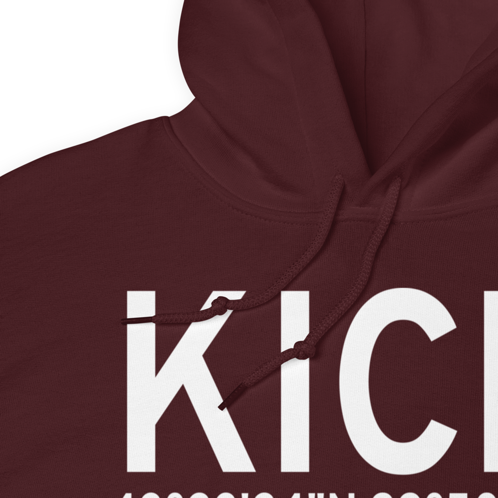 Winner Regional Airport (KICR) ICAO Hoodie Sweatshirt 