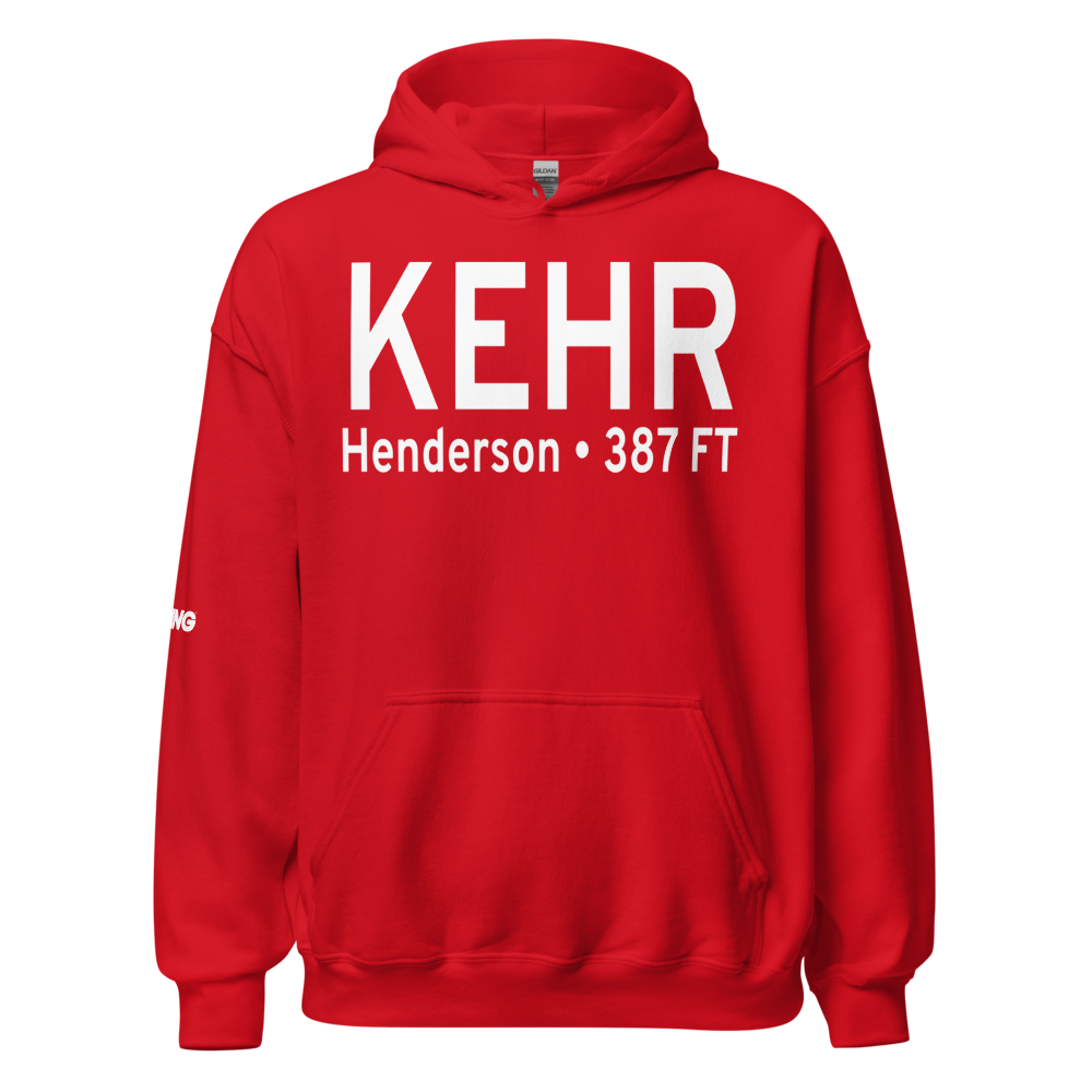 Henderson City County Airport (KEHR) ICAO Hoodie Sweatshirt 