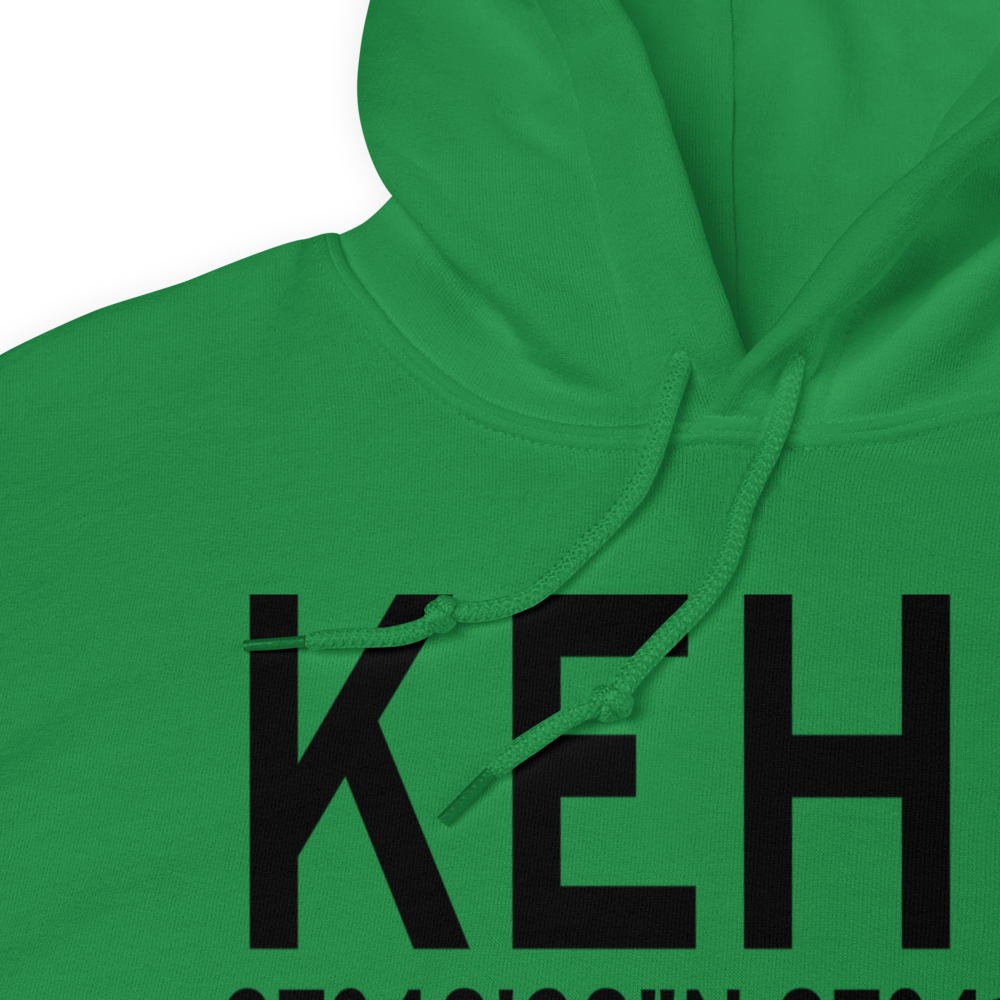 Henderson City County Airport (KEHR) ICAO Hoodie Sweatshirt 