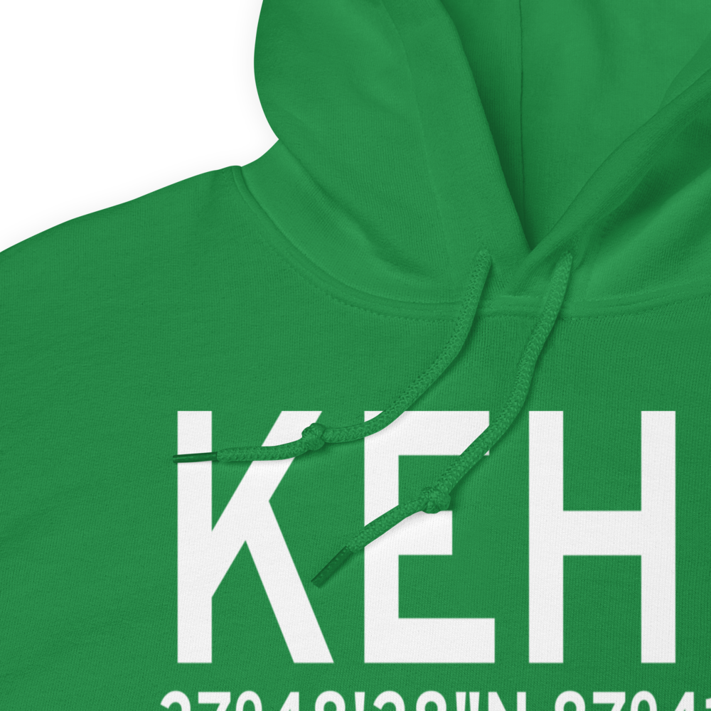 Henderson City County Airport (KEHR) ICAO Hoodie Sweatshirt 