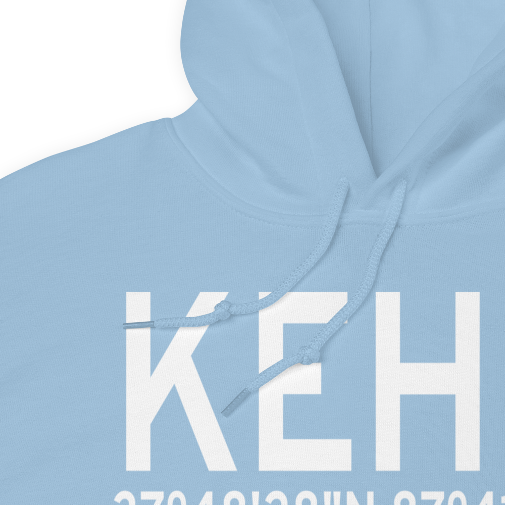 Henderson City County Airport (KEHR) ICAO Hoodie Sweatshirt 