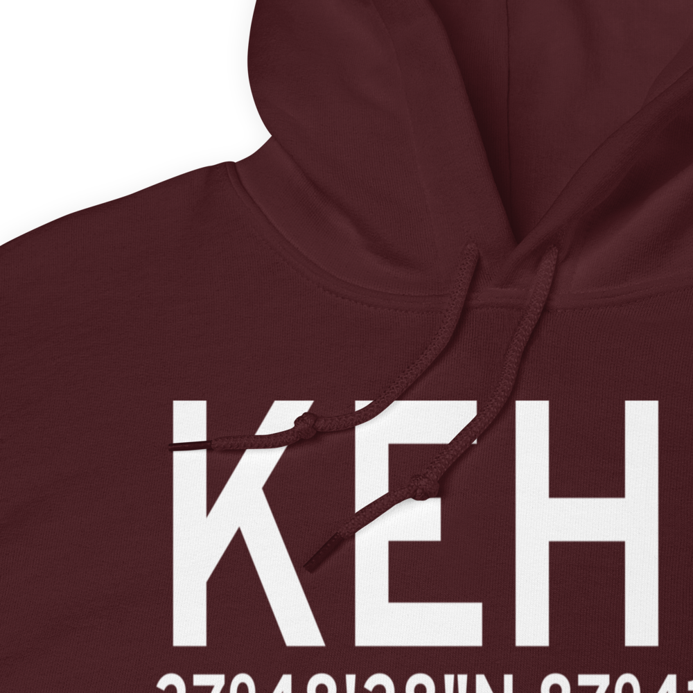 Henderson City County Airport (KEHR) ICAO Hoodie Sweatshirt 