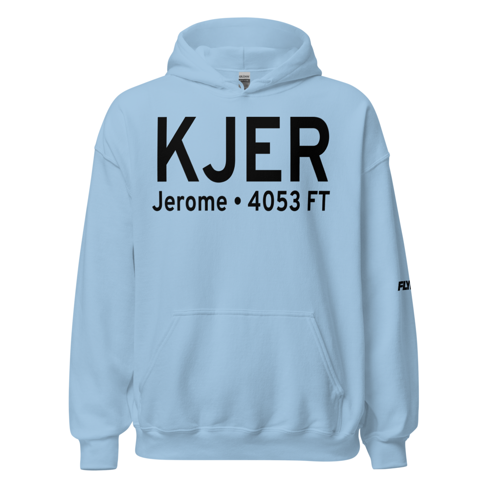 Jerome County Airport (KJER) ICAO Hoodie Sweatshirt 