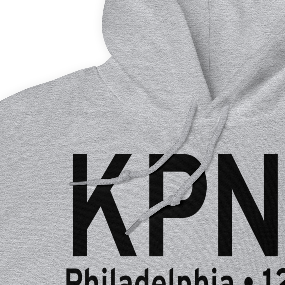 Northeast Philadelphia Airport (KPNE) ICAO Hoodie Sweatshirt 
