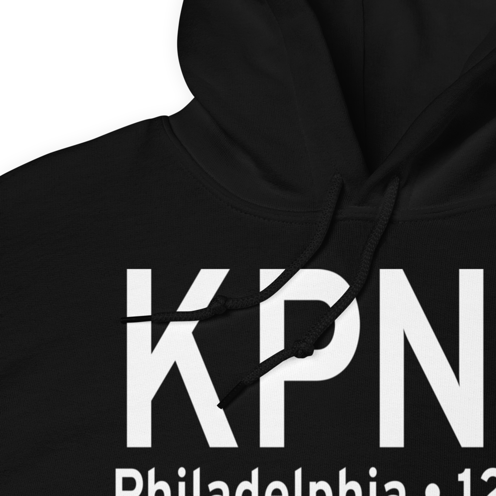 Northeast Philadelphia Airport (KPNE) ICAO Hoodie Sweatshirt 