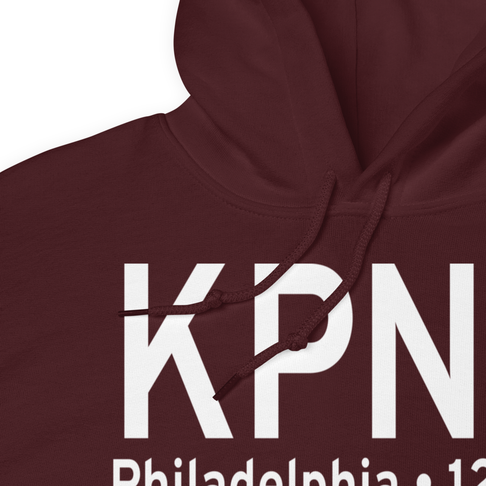 Northeast Philadelphia Airport (KPNE) ICAO Hoodie Sweatshirt 