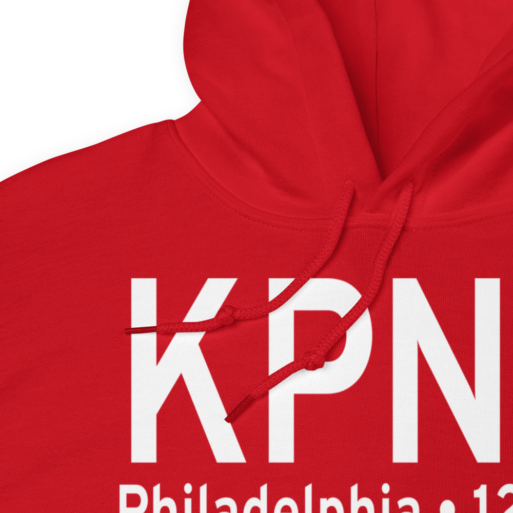 Northeast Philadelphia Airport (KPNE) ICAO Hoodie Sweatshirt 