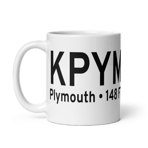 Plymouth Municipal Airport (KPYM) ICAO Mug