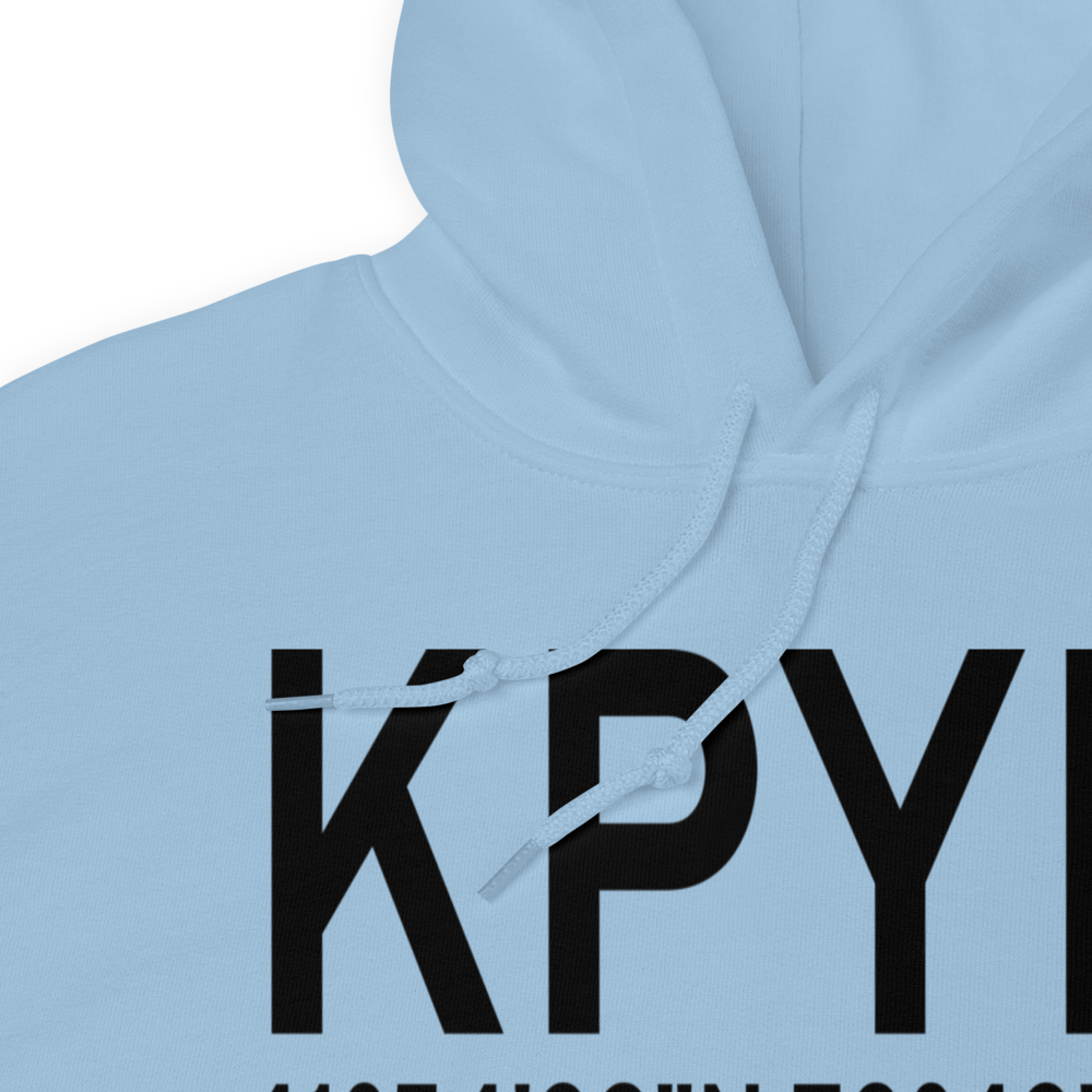 Plymouth Municipal Airport (KPYM) ICAO Hoodie Sweatshirt 