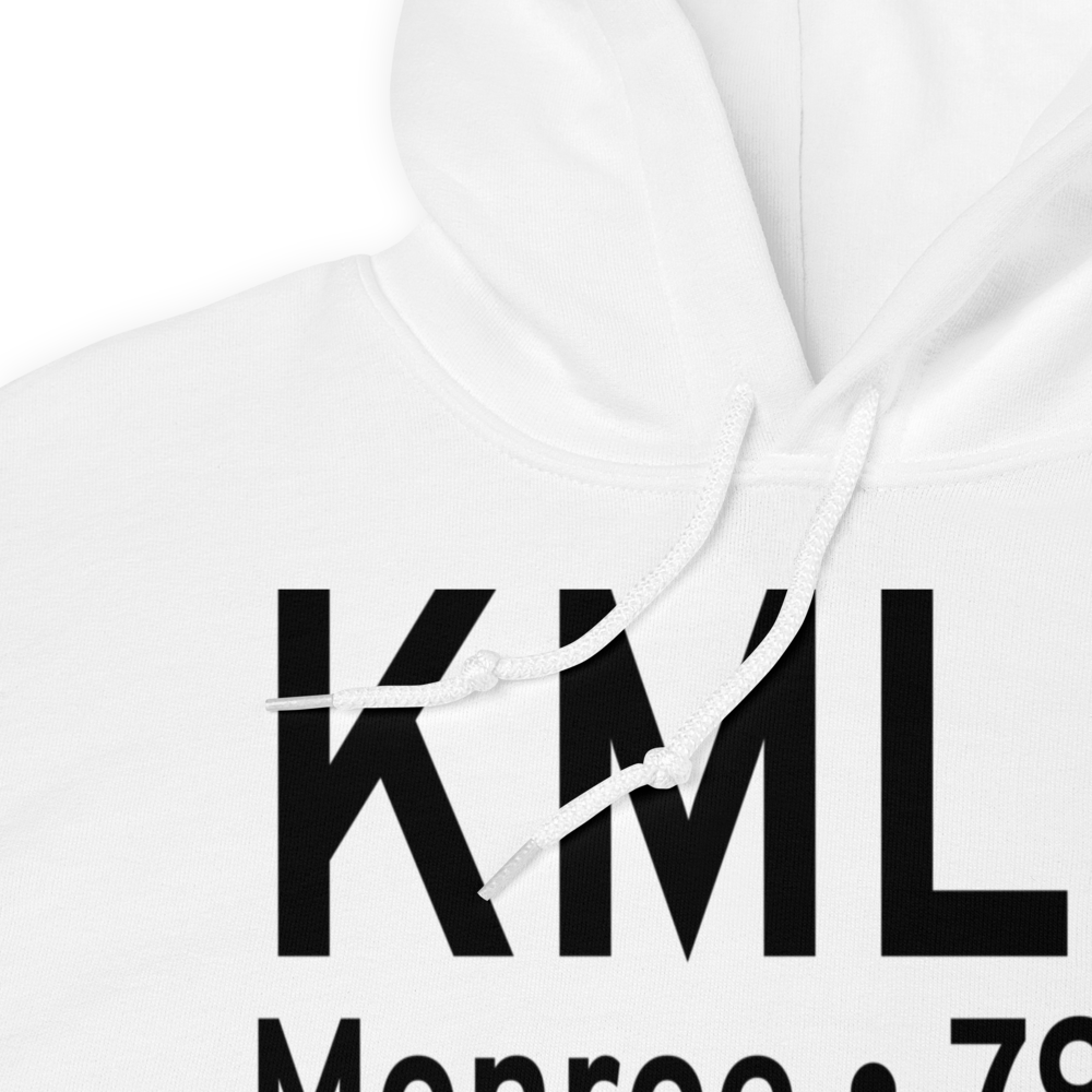 Monroe Regional Airport (KMLU) ICAO Hoodie Sweatshirt 