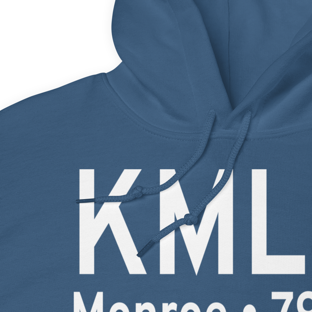Monroe Regional Airport (KMLU) ICAO Hoodie Sweatshirt 