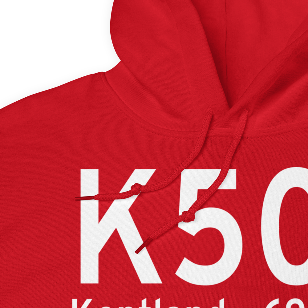 Kentland Municipal Airport (K50I) ICAO Hoodie Sweatshirt 
