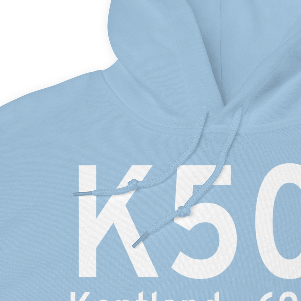 Kentland Municipal Airport (K50I) ICAO Hoodie Sweatshirt 