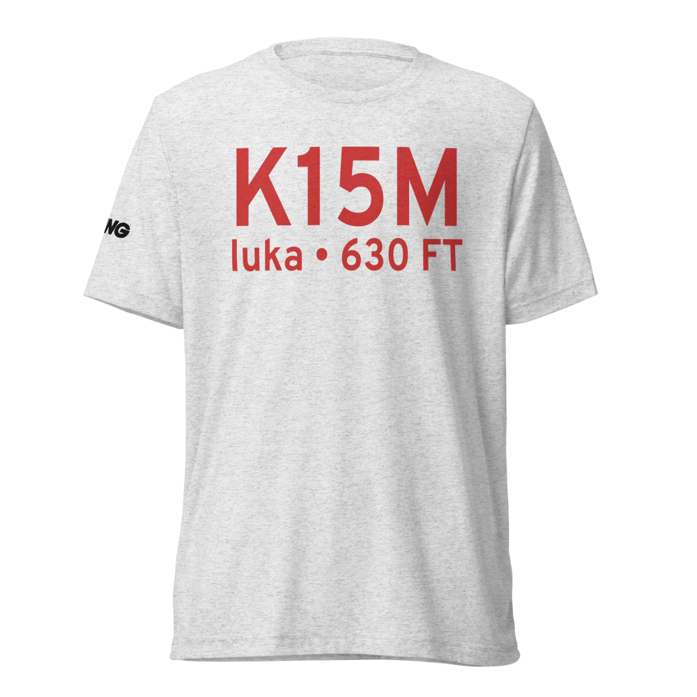 Iuka Airport (K15M) ICAO Tri-blend T-Shirt 
