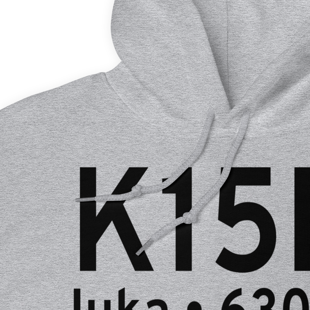 Iuka Airport (K15M) ICAO Hoodie Sweatshirt 
