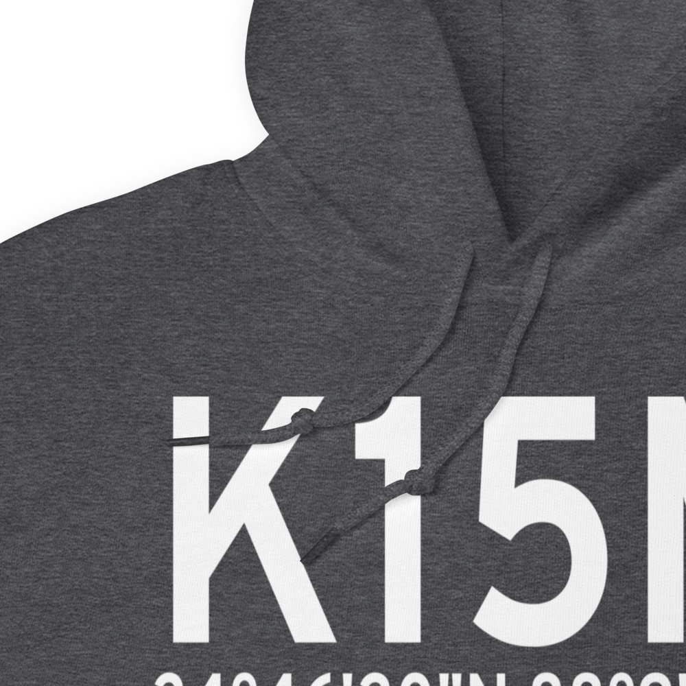 Iuka Airport (K15M) ICAO Hoodie Sweatshirt 