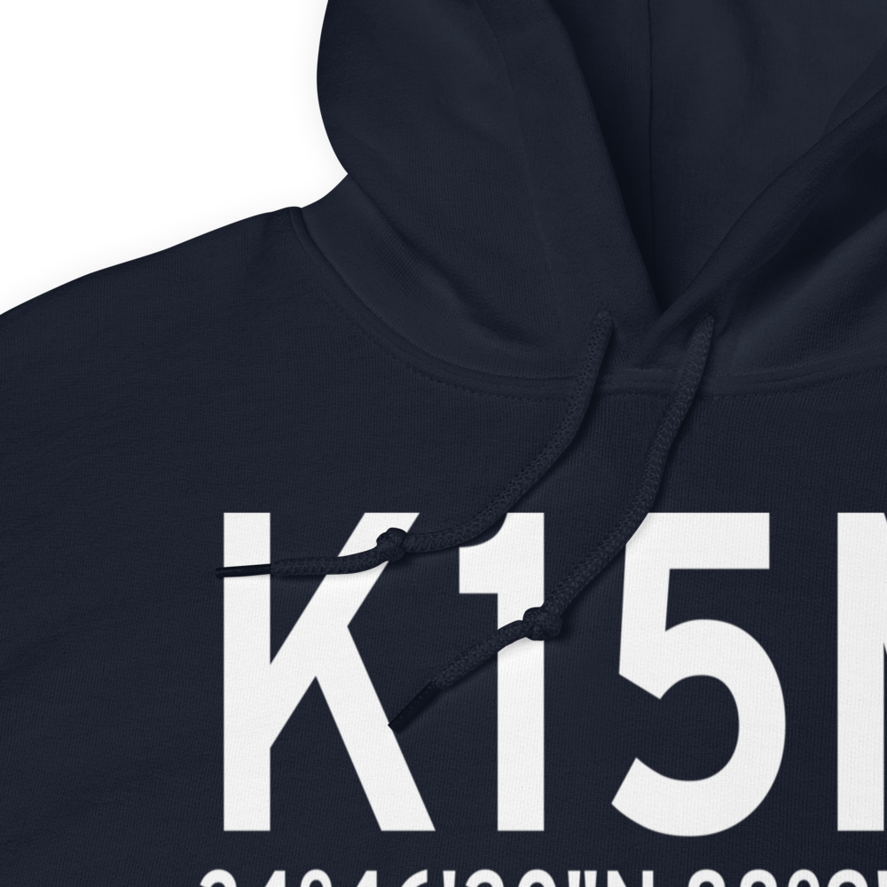 Iuka Airport (K15M) ICAO Hoodie Sweatshirt 
