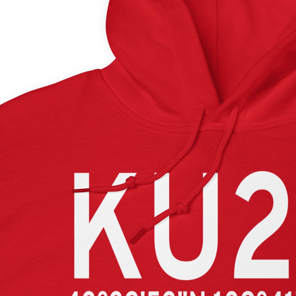 Dubois Municipal Airport (KU25) ICAO Hoodie Sweatshirt 