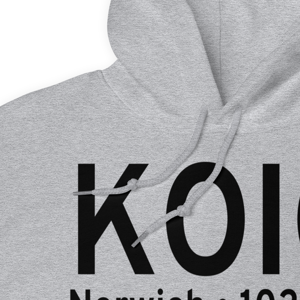 Lt Warren Eaton Airport (KOIC) ICAO Hoodie Sweatshirt 