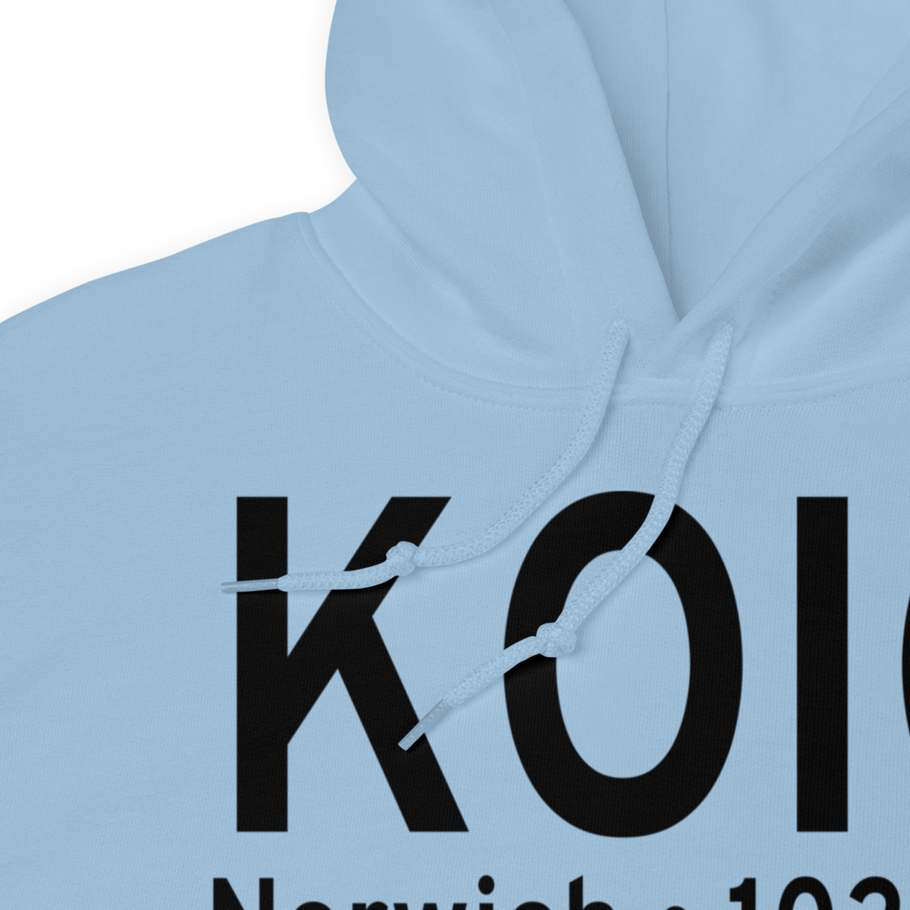Lt Warren Eaton Airport (KOIC) ICAO Hoodie Sweatshirt 