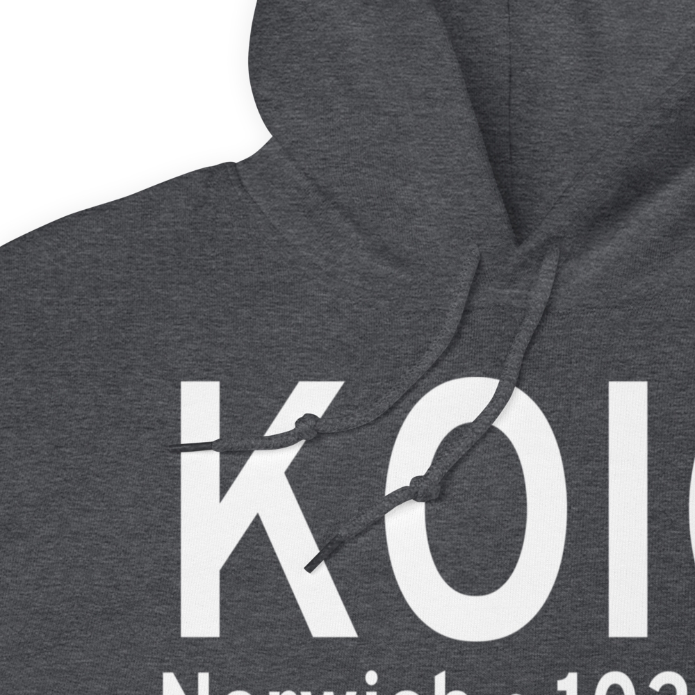 Lt Warren Eaton Airport (KOIC) ICAO Hoodie Sweatshirt 