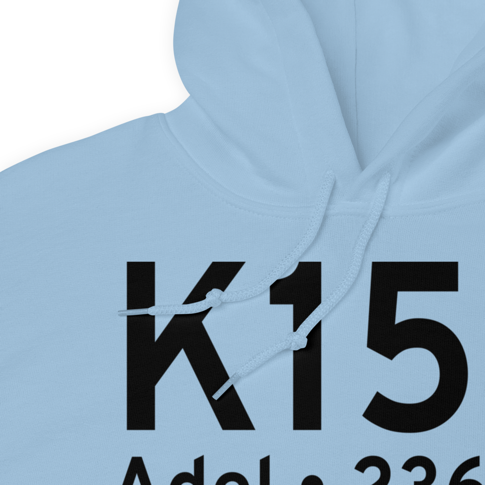 Cook County Airport (K15J) ICAO Hoodie Sweatshirt 