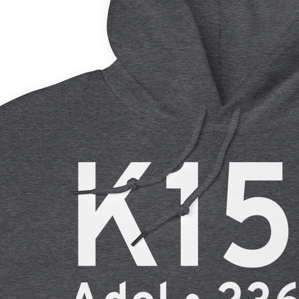 Cook County Airport (K15J) ICAO Hoodie Sweatshirt 