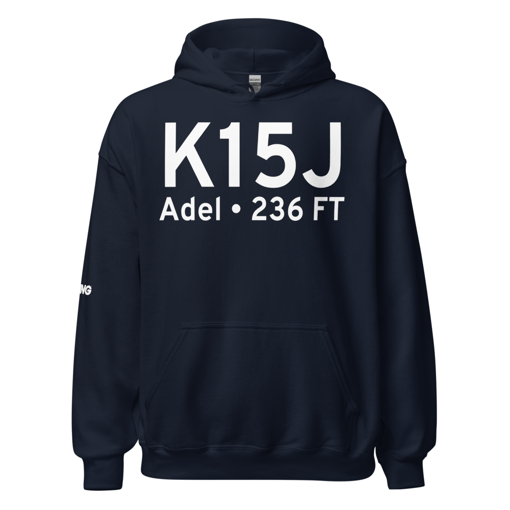 Cook County Airport (K15J) ICAO Hoodie Sweatshirt 